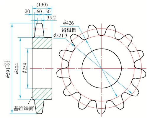 【兆恒機械】滲碳齒部有嚴重的貫穿型裂紋，何原因？